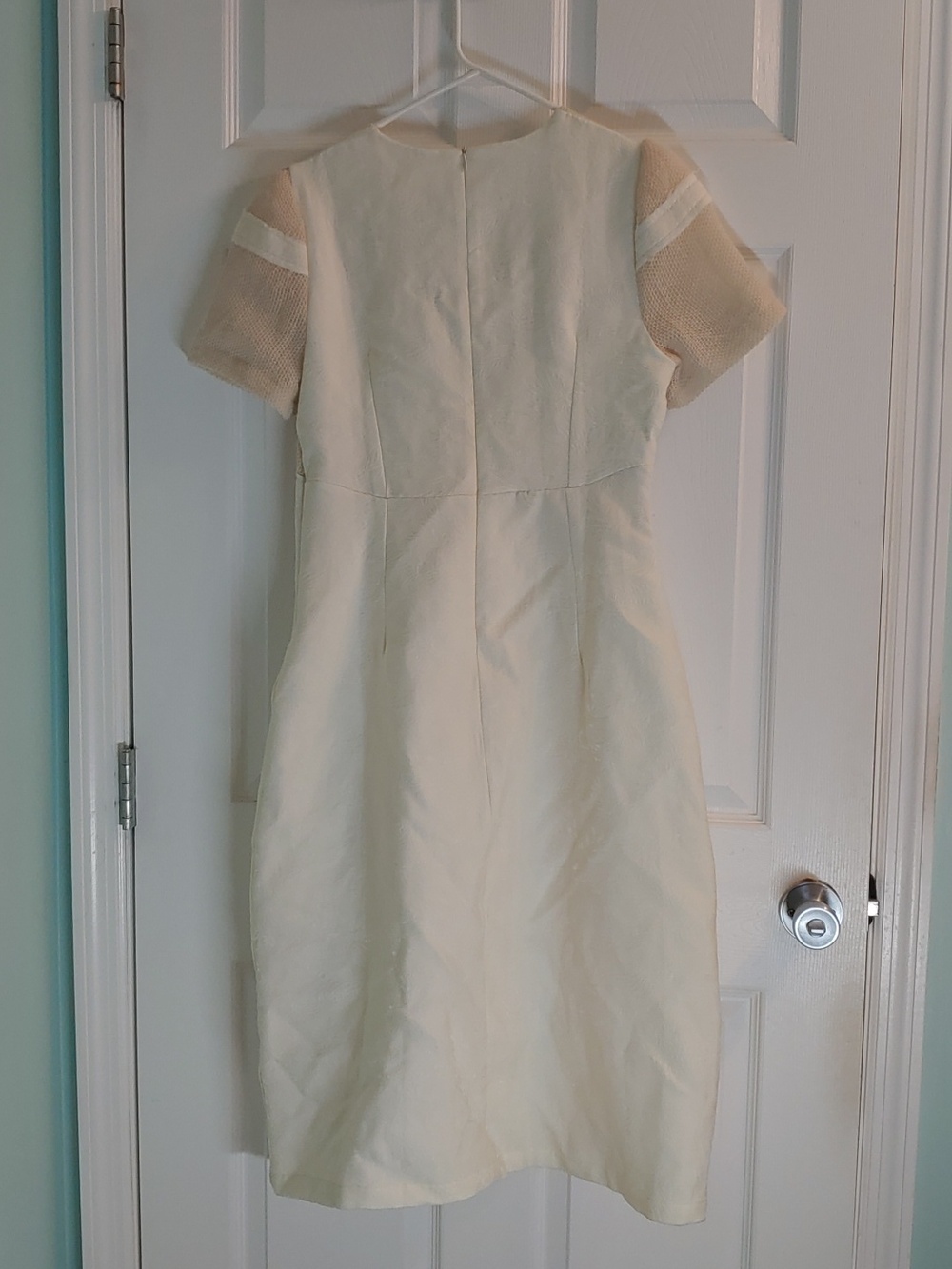 Miss Rosier Dress NWT Diane Floral Embroidered Openwork Midi Size XL - Picture 6 of 8